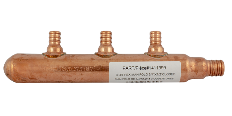 Closed Copper Pex Manifolds Waterline Products